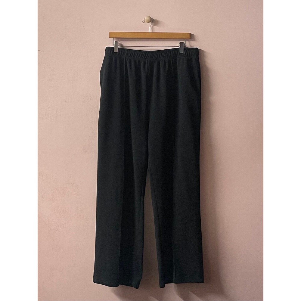 SHEIN Curve Black High Waist Straight Leg Pants Size 2XL